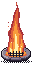 火炎の噴出口
